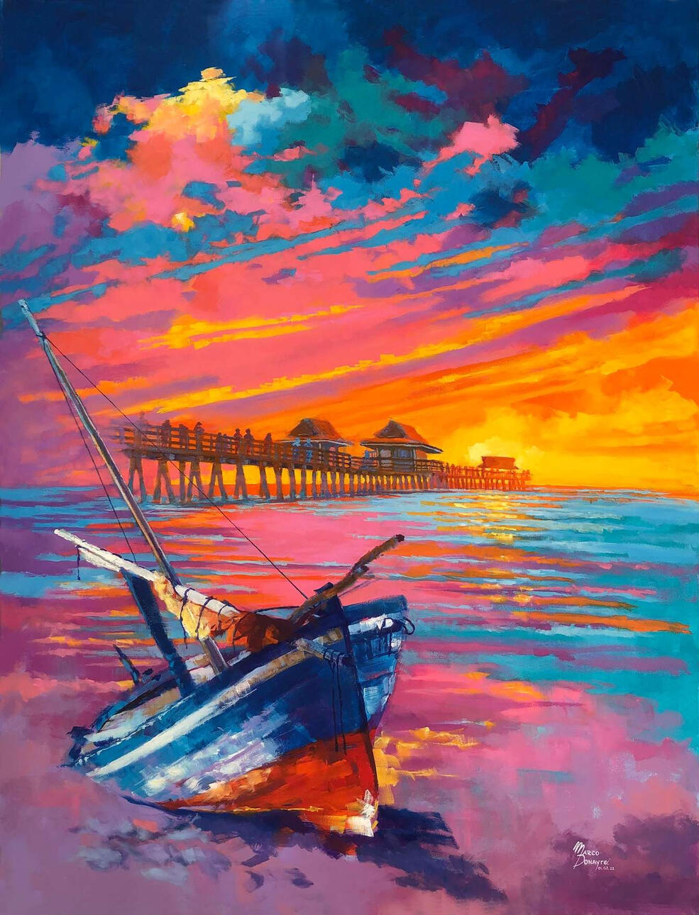 Naples sunset