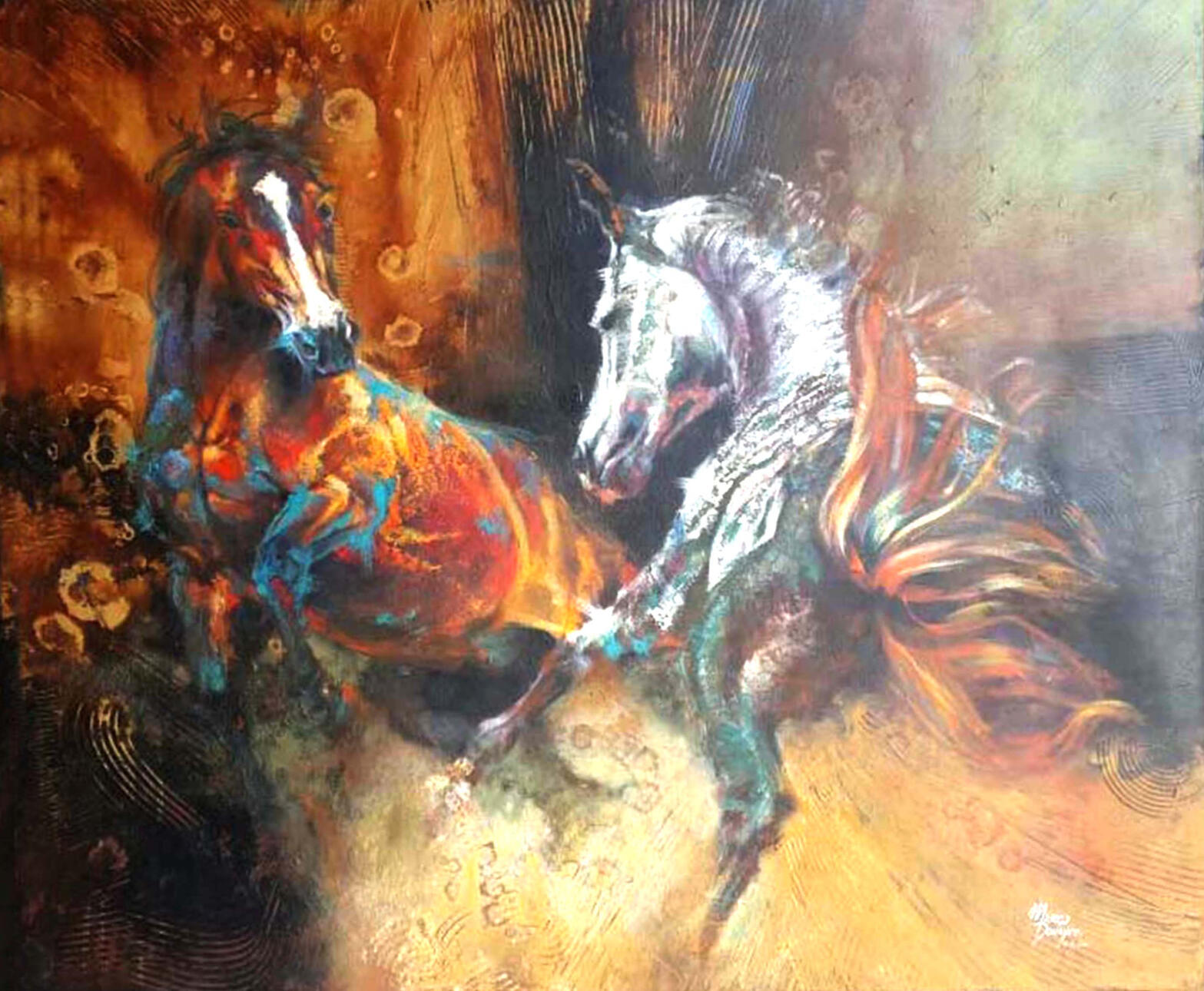 Horses in heat